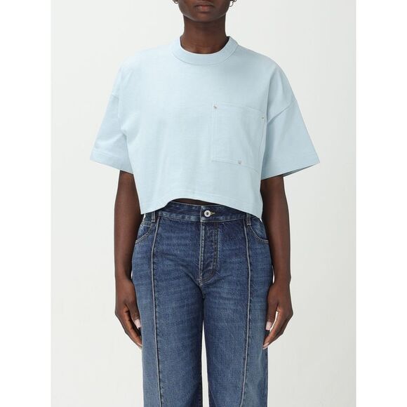 Bottega Veneta T-Shirt Woman Gnawed Blue